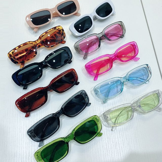 Sonnenbrille, rechteckig, Vollrand, Kunststoff, Unisex - Bild 1