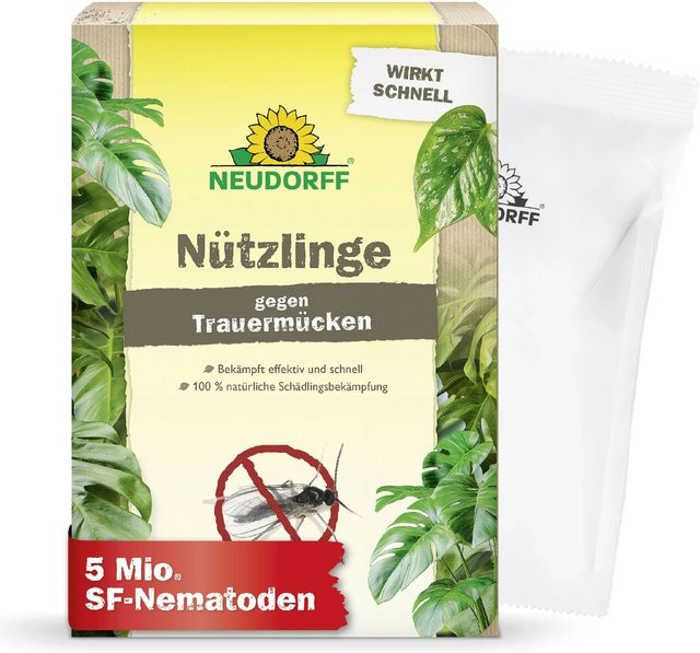 Neudorff Nützlinge gegen Trauermücken zur biologischen Schädlingsbekämpfung für bis zu 50 Zimmerpflanzen - Bild 1