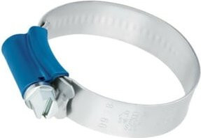 ABA Schneckengewindeschelle Original 32-44/12 C7 W1 in Silber - Bild 1