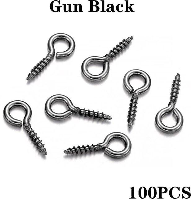 Binchi Outdoor Product Ösenhaken, Goldene Verschlüsse, 4x8mm - Bild 1