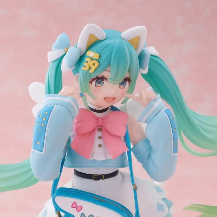 Bandai Hatsune Miku Katzenohren-Figur, Fancy Version, Anime Sammlerfigur, 19cm - Bild 2