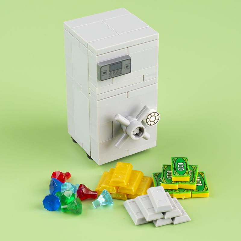 Yiran toy Stadt Tresor Münze Diamant Bausteine Zubehör Set - Bild 1