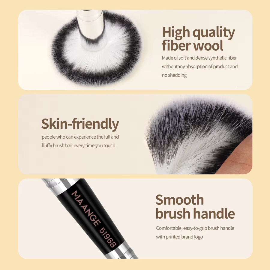 MAANGE Make-up-Pinsel-Set, 4-teilig - Bild 3