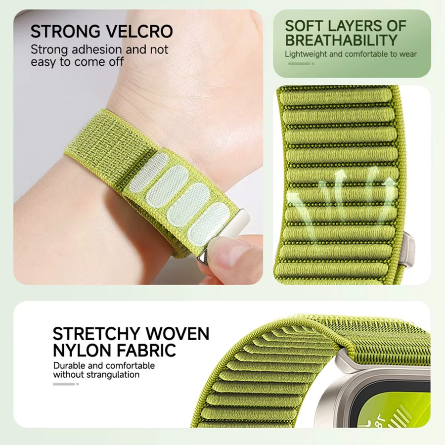 OAKCHARM Uhrenarmband Nylon, Samsung Galaxy Fit 3, Unisex - Bild 3