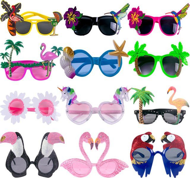 Joy-enlife Sonnenbrille Flamingo, Vollrand, Kunststoff - Bild 1