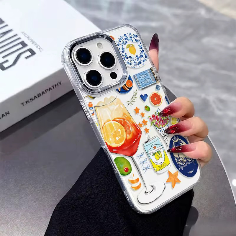 Handyhülle mit tropischem Cocktail-Sommerdesign für iPhone Modelle in Multicolour - Bild 2