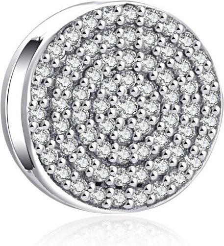 zjy8 Charm 925 Silber, Sonnenblume, Zirkonia, Damen - Bild 1
