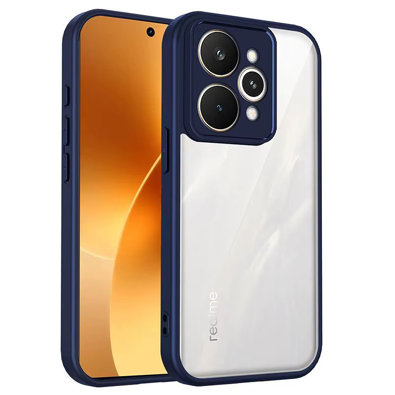 Transparente Silikonhülle für Realme 15, 15 Pro, 15T und 15X mit PC-Rückseite und TPU-Stoßfänger für optimalen Schutz - Bild 1