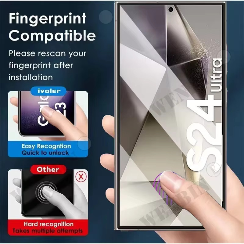 3er Pack Displayschutzfolie aus gehärtetem Glas für Samsung Galaxy S26 S25 S24 S23 S22 Ultra Plus FE A57 A56 A36 A17 in Transparent - Bild 2