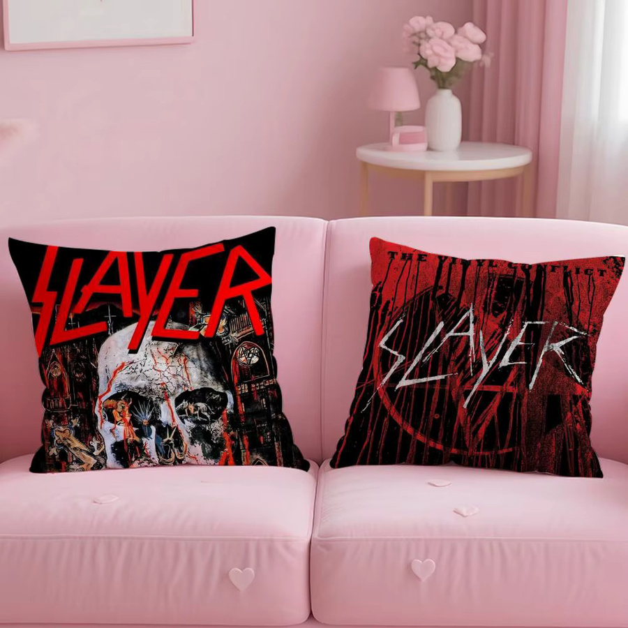 Kissenbezug Slayer in Black2, weich und pflegeleicht für Couch, Bett oder Büro - Bild 2