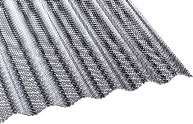 Tejemacro PC-Lichtwellplatte S76/18 Polycarbonat Multiwall-Platte Glasklar B: 104,5 cm, H: 400 cm, Tiefe: 0,28 cm - Bild 1