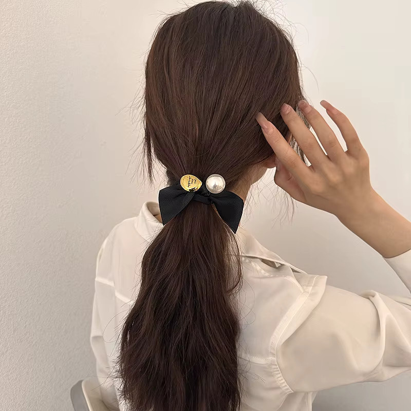Haarband Perle, schwarze Schleife, Damen - Bild 2