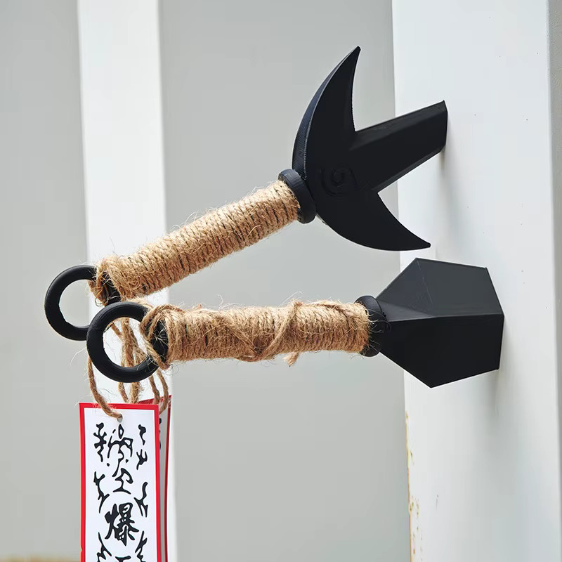 Bandai Naruto Kunai Modell Kühlschrank Magnet, Actionfiguren, Schwarz - Bild 2