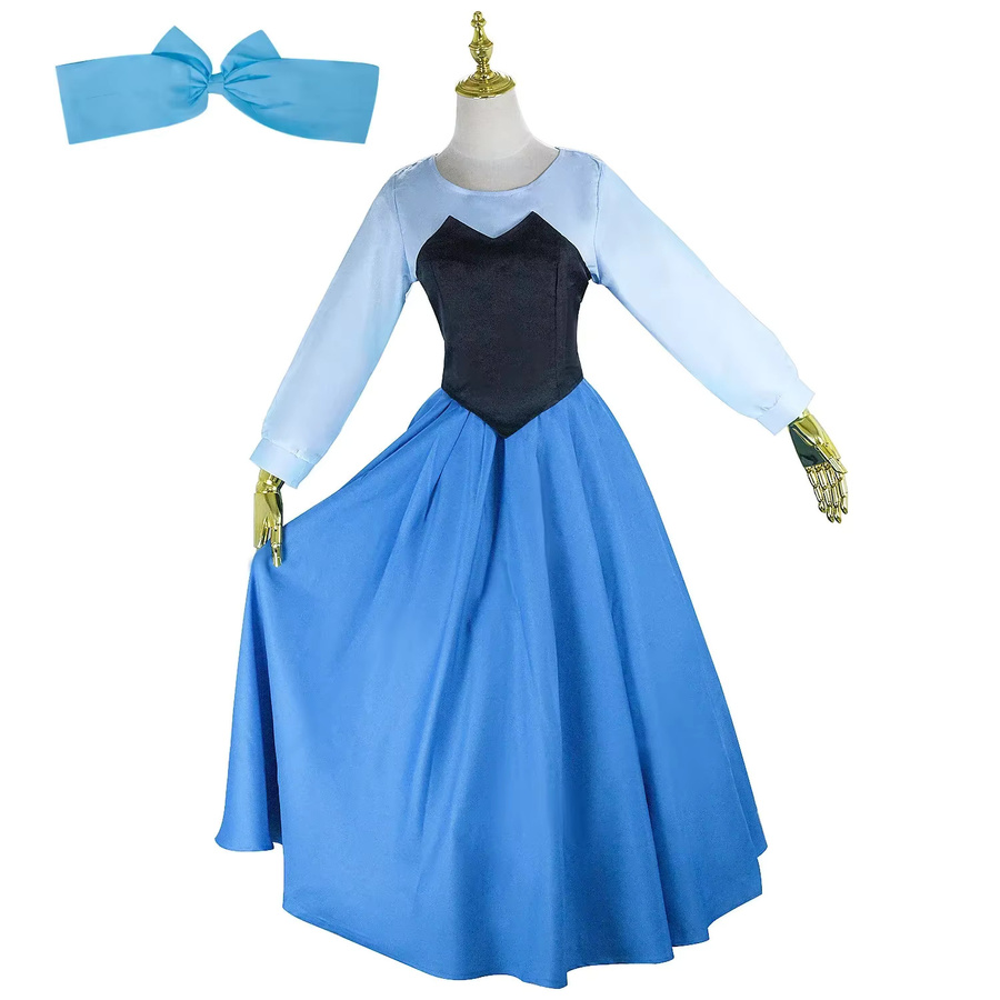 ZOBOTT Ariel Prinzessinnenkleid Cosplay-Kostüm, ab 14 Jahren, Unisex - Bild 2