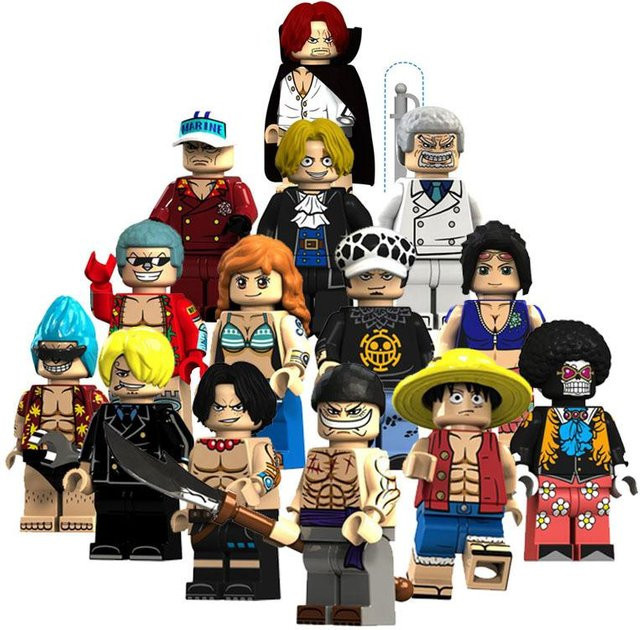 Happy Building Blocks Anime Serie Bausteine, 14-teiliges Set, ab 7 Jahren - Bild 1