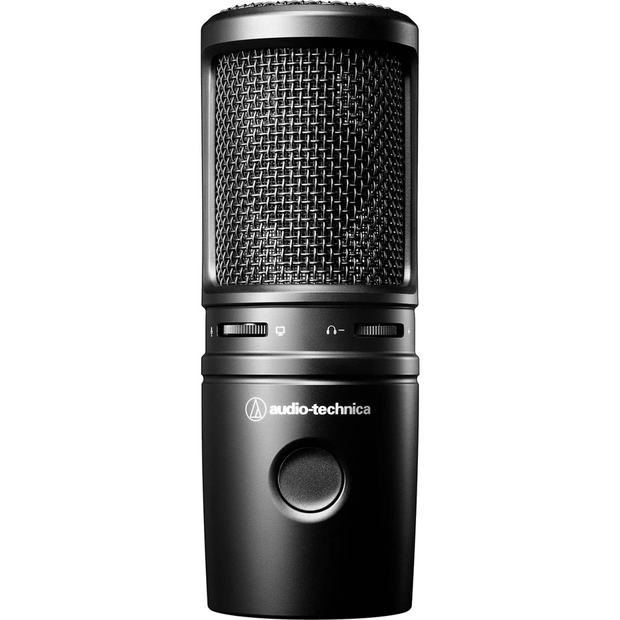 Audio-Technica AT2020USB-X USB-Mikrofon in Schwarz mit 3,5 mm Klinkenanschluss und USB-C - Bild 1