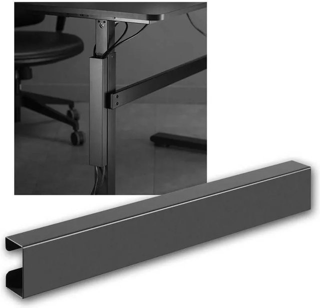 myWall Magnetischer Kabelmanager Kabelkanal Schwarz 35cm für HDMI-Kabel - Bild 1