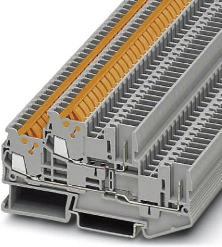 Phoenix Contact Doppelstockklemme 5,2 mm Schnellanschluss Grau 50 Stück - Bild 1