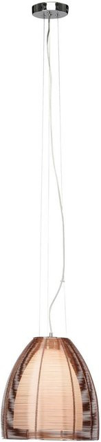 Brilliant Pendelleuchte Relax in Bronze und Chrom, Durchmesser: 30 cm, höhenverstellbar und für LED-Leuchtmittel geeignet - Bild 2