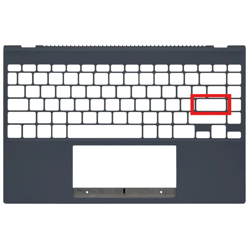 Asus ZenBook UX325 U3700 U3700J UM325U Ersatzgehäuse Set mit LCD-Rückabdeckung, vorderer Blende, Scharnieren, Handballenauflage und Bodenschale in Grau - Bild 2