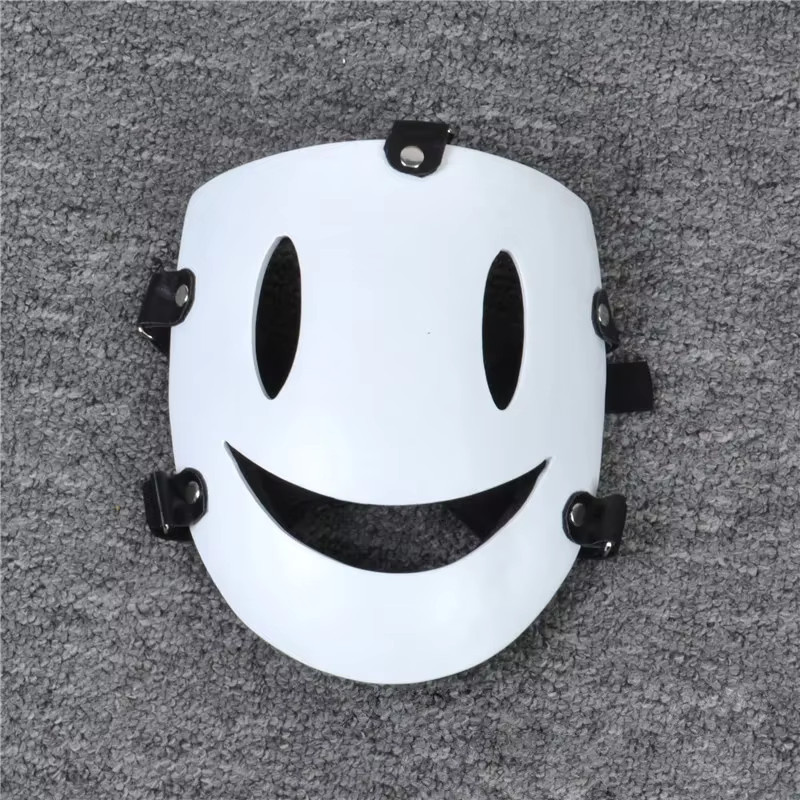 ZOBOTT Tenkuu Shinpan High-Rise Invasion Cosplay Maske, weiß, Samurai Kostüm Requisiten - Bild 3