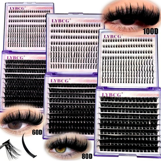 LYBCG Wimpern-Cluster-Set, Unisex - Bild 1