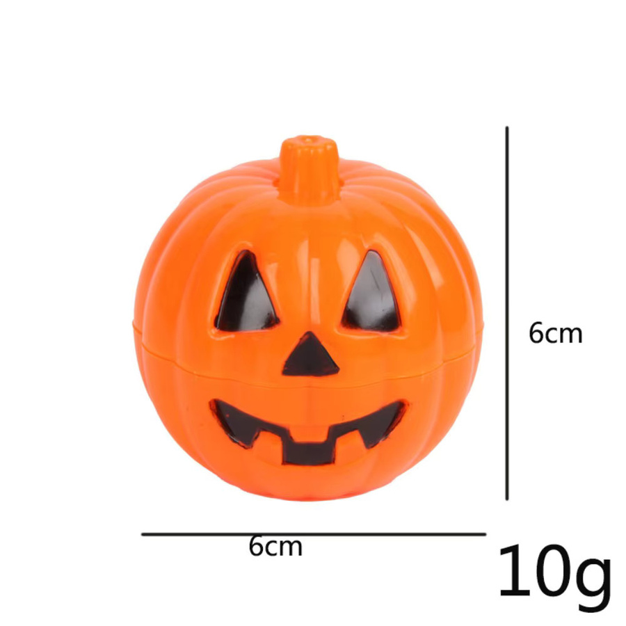12er Set Halloween Kürbis Eimer aus Kunststoff in Orange zur Dekoration und als Süßigkeiten Behälter für Kinderpartys - Bild 2