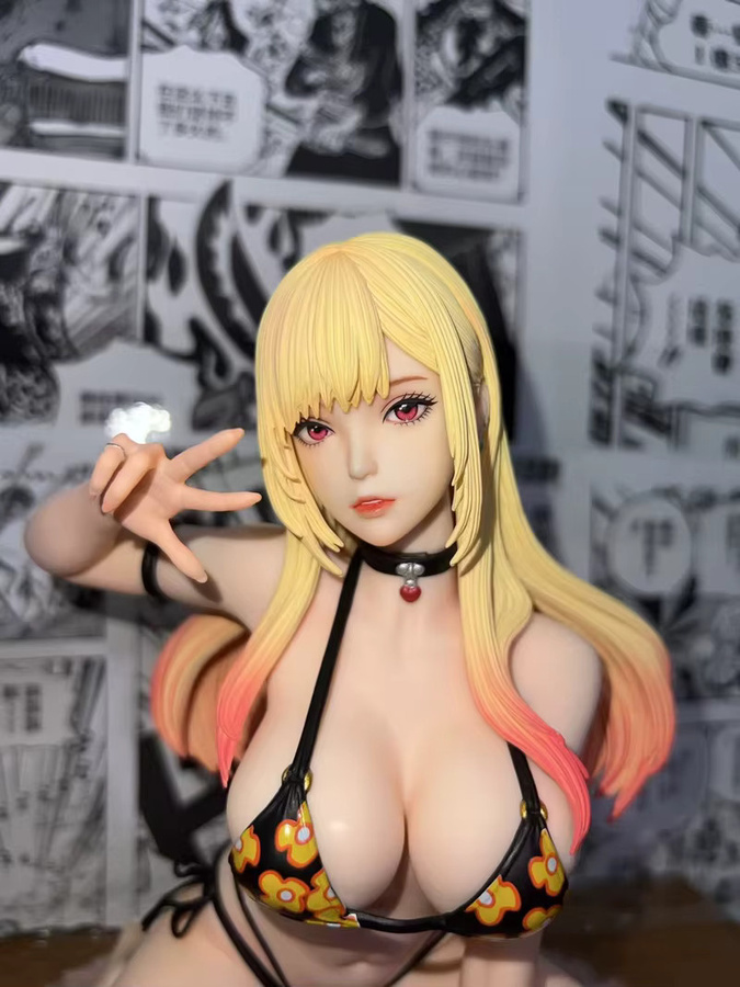 Bandai My Dress Up Darling Marin Kitagawa Bikini-Version, Sammlerfigur, 18cm, ab 14 Jahren - Bild 4