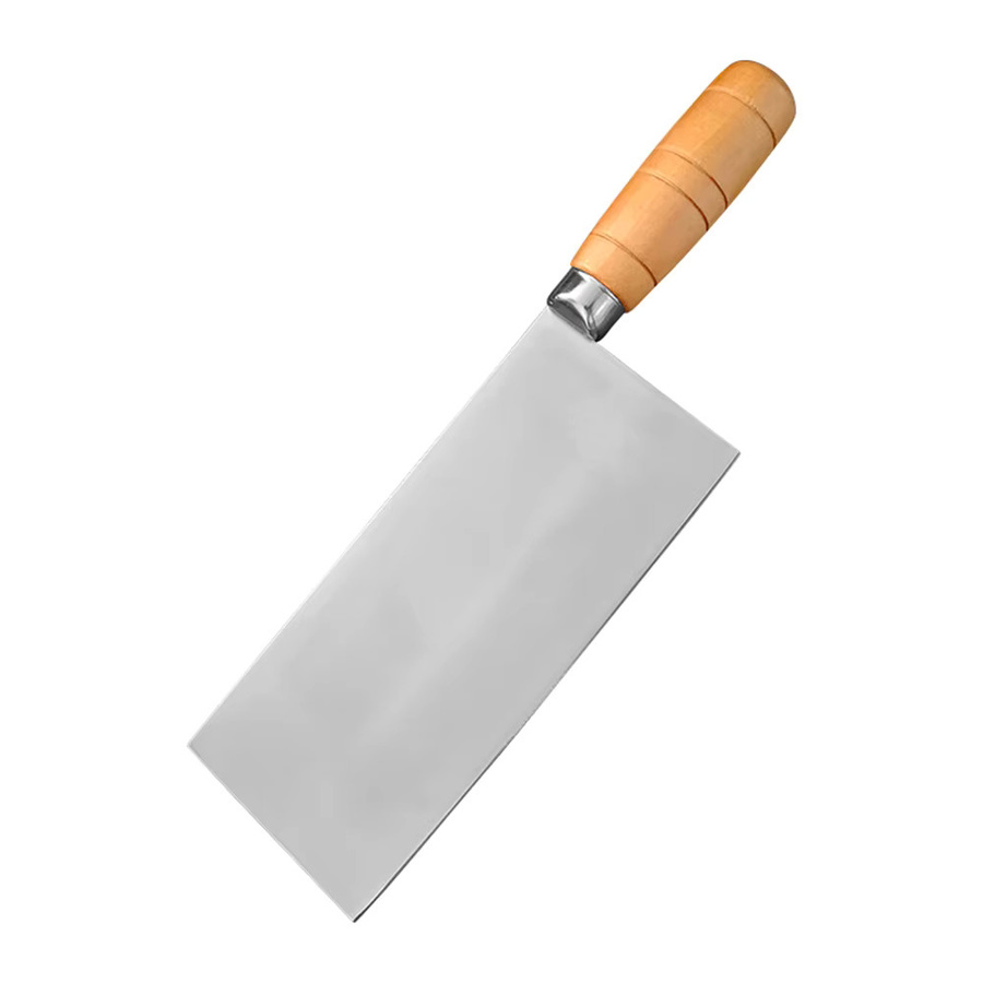 InLeung Heavy Duty Metzger Messer geschmiedet mit Holzgriff in Silber - Bild 6