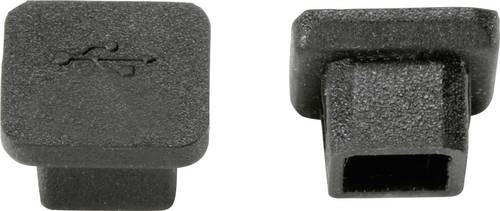 PB Fastener USB-Schutzkappe CP-USB-B aus Silikon in Schwarz - Bild 1