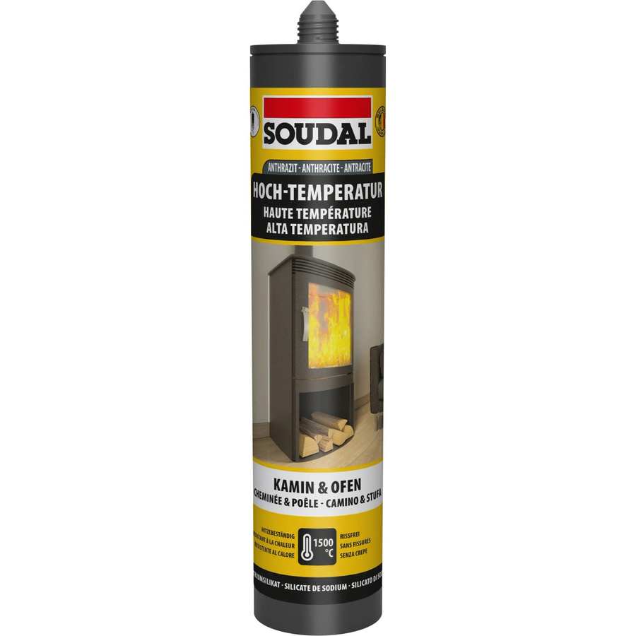 Soudal Kamin- und Ofen-Paste in Anthrazit, 300 ml - Bild 2