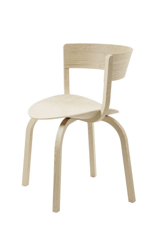 Thonet 404 F Stuhl aus Holz mit Armlehnen in Braun - Bild 2