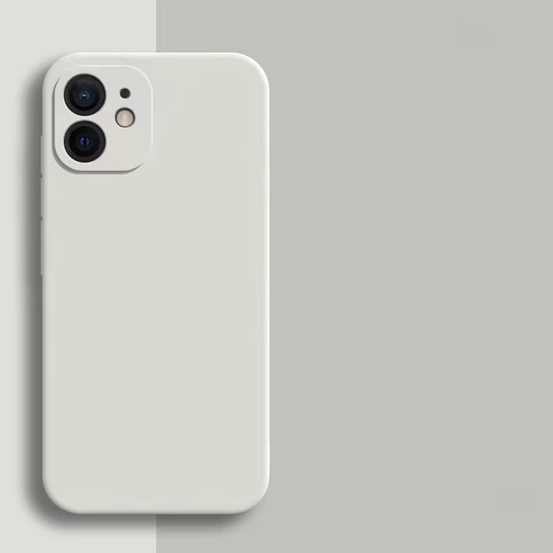 Ricestate Candy Color Silikon Soft Case stoßfeste Kamera Schutzhülle für iPhone in Weiß - Bild 3