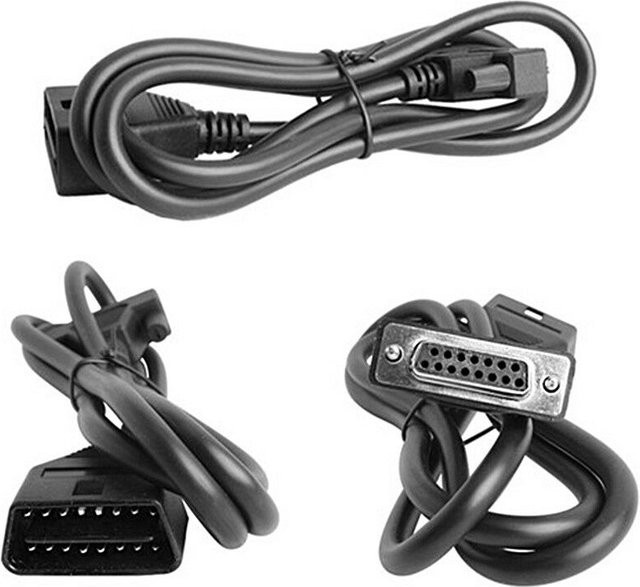 iCarsoft OBD II Hauptkabel in Schwarz für Diagnosegeräte - Bild 1
