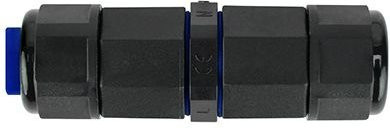 Wasserdichter IP68-Kabelverbinder 3-adrig in Schwarz - Bild 1