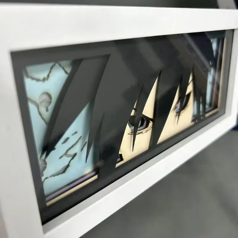Naruto Anime Papierschnitzlampe mit Uchiha Sasuke Itachi und Kak Kakashi als dekoratives Nachtlicht für dein Schlafzimmer in Mehrfarbig - Bild 5