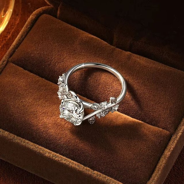 Celestinova Ring, Moissanite, Silber, Damen - Bild 1