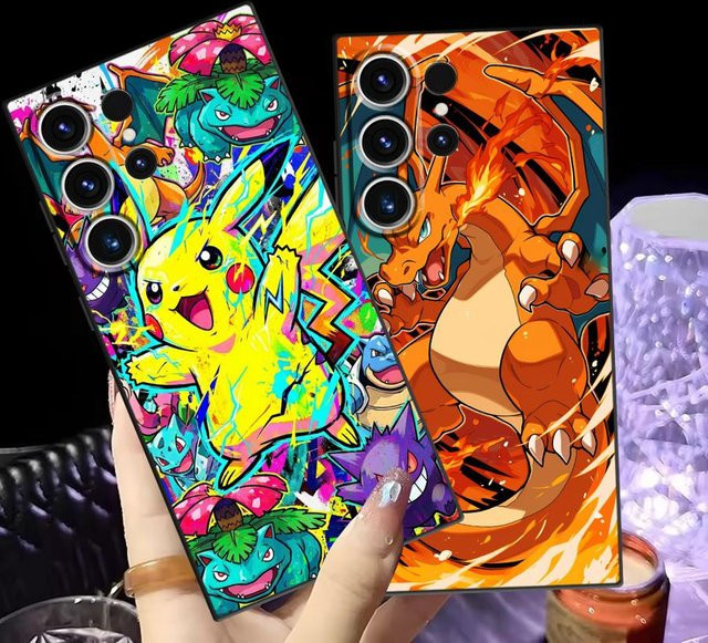 Handyhülle mit Comic-Pokémon-Motiv für Samsung Galaxy A57 A26 A52 A36 A24 A73 A51 A25 A32 A53 A35 A37 A22 A55 A23 A71 A72 in Multicolour - Bild 1