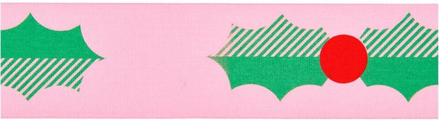 Rico Design Paper Poetry Taftband Ilex in Pink aus Polyester, Breite: 38 mm, Länge: 3 m - Bild 1