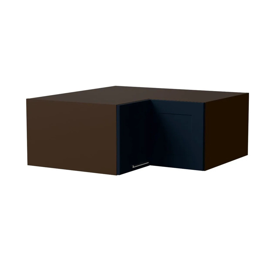 Feldmann-Wohnen Eckaufsatzschrank Oslo in Lava / Indigo Matt mit Soft-Close-Türen, B/T/H: 90 x 36 x 90 cm - Bild 2