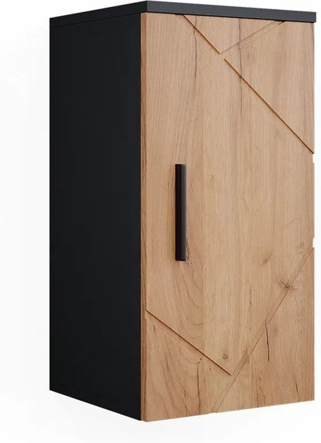 Vicco Hängeschrank Irma Badezimmermöbel Anthrazit Eiche modern B: 30 cm, H: 59 cm - Bild 2
