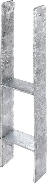 GAH Alberts H-Pfostenträger aus Stahl, feuerverzinkt, B/T/H: 11,1 x 30,0 x 60,0 cm - Bild 1