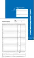 RNK Verlag Berichtsblock Ausbildungsnachweis, A4, blau-weiß, liniertes Papier - Bild 1