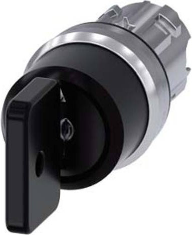 Siemens Schlüsselschalter 3SU1050-4HM01-0AA0 in Schwarz mit IP66 IP67 IP69/IP69K Schutzart - Bild 1