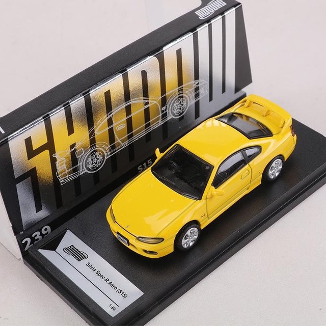 Linyi toy car Schatten 1:64 Silvia Spec-R Aero S15, Modell Spielzeug, Metall, ab 14 Jahren - Bild 1