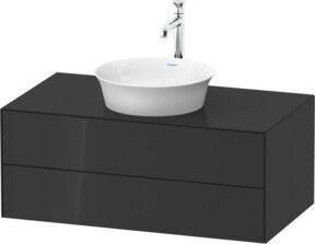 Duravit Waschtischunterschrank White Tulip in Weiß Hochglanz, wandhängend, B/T: 100 x 55 cm - Bild 1