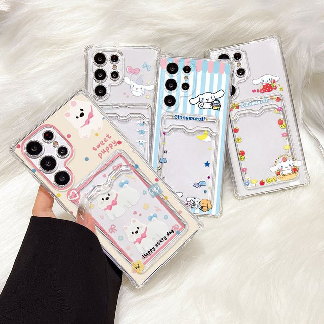 Stoßfeste Samsung Handyhülle mit Kartenhalter in Transparent für Galaxy S25 Ultra, S24, S23, FE, S22 Plus und A05/A05s - Bild 1