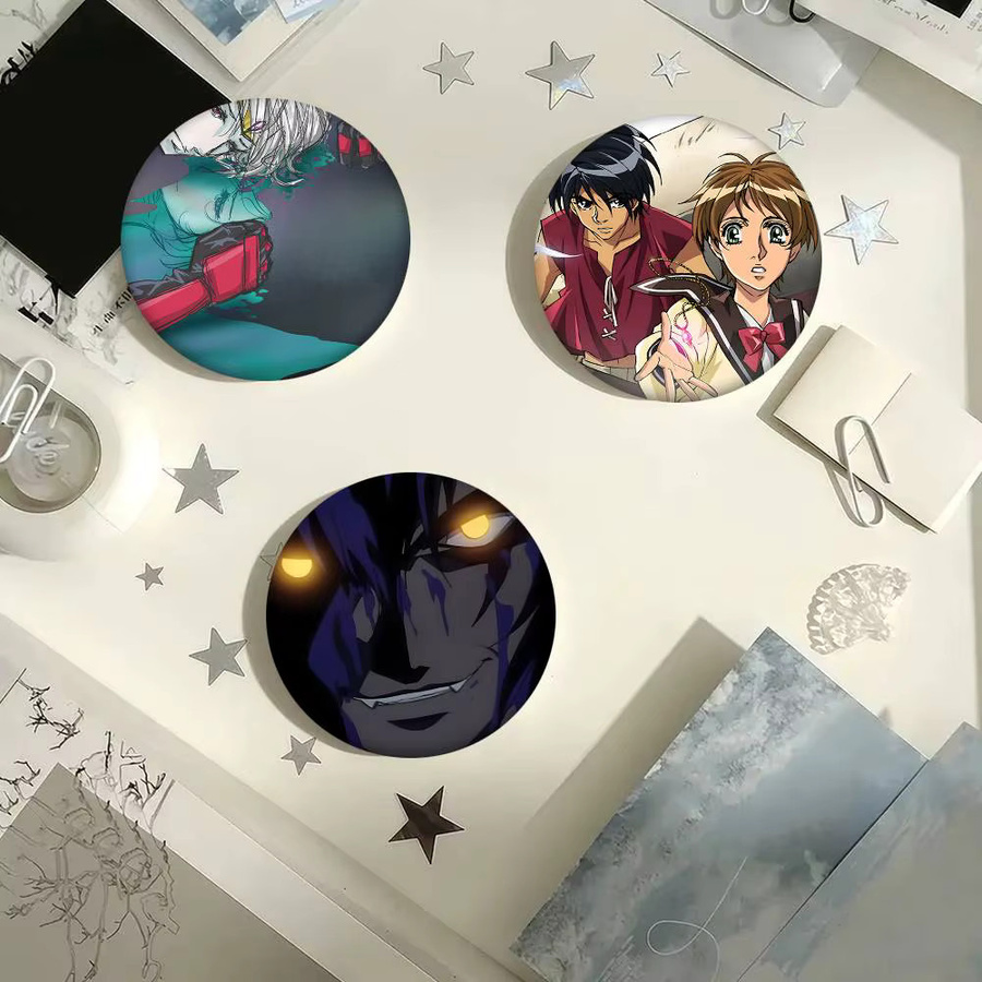 Brosche The Vision Of Escaflowne, Emaille-Pin, rund - Bild 3