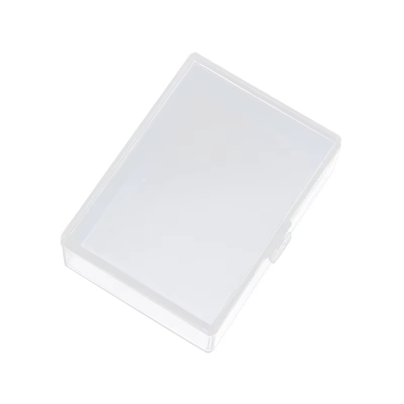 JETTING Transparente Kunststoff Poker und Fotokarten Lagerungsbox mit mehreren Fächern als Schreibtisch Organizer und Klassifizierungsbox für Schreibwaren - Bild 2