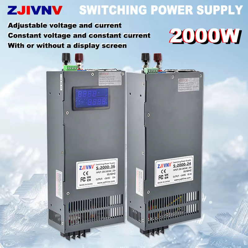 ZJIVNV Schaltnetzteil mit externer Steuerung CC CV AC-DC 1500W bis 2000W für 0-300V - Bild 2